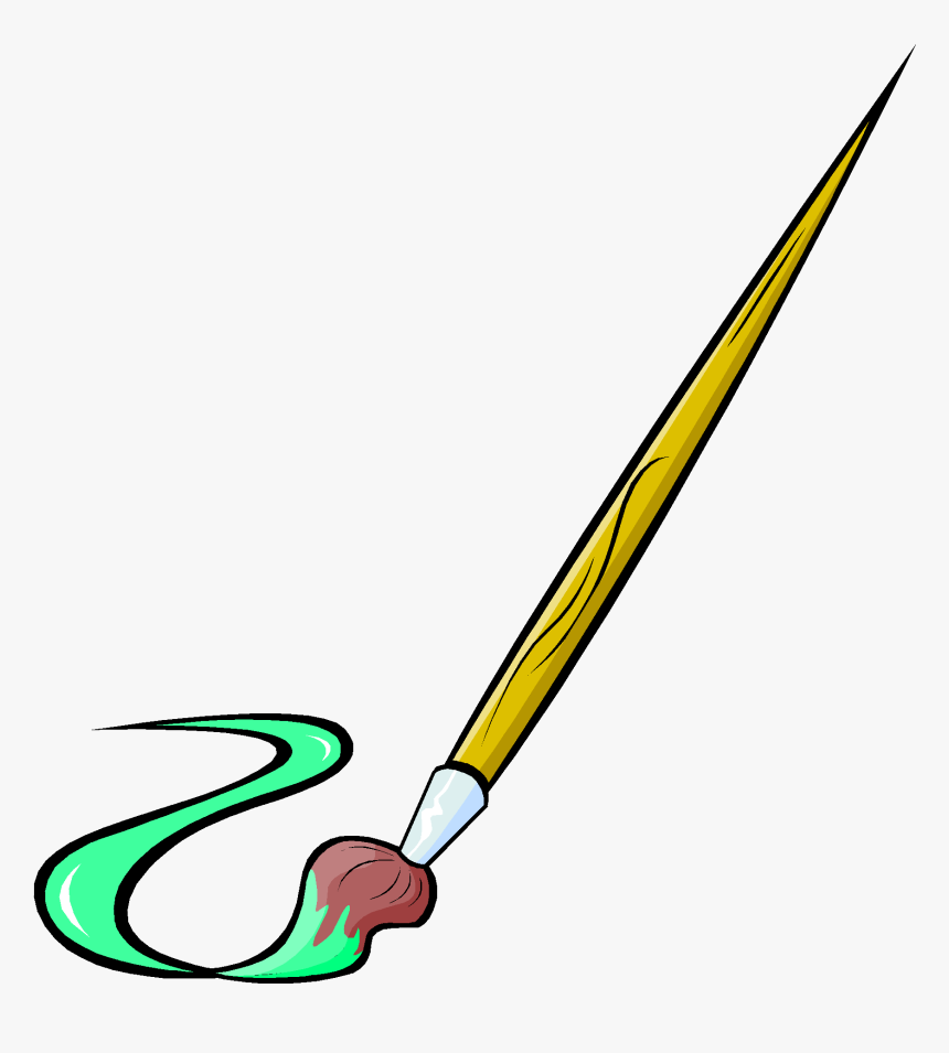 Transparent Paint Brush Line Png - Paint Brush Clip Art, Png Download, Free Download