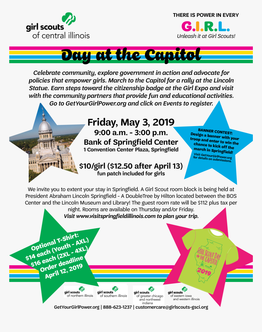 Girl Scout Day At The Capitol 2019, HD Png Download, Free Download