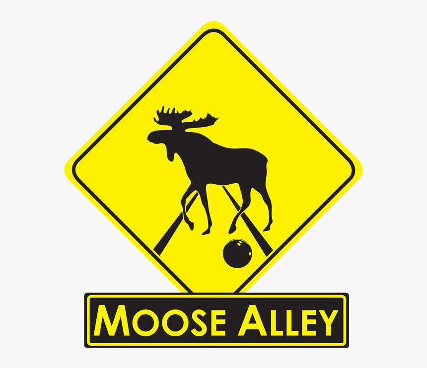 Moose Silhouette Png , Png Download - Bowling Moose, Transparent Png, Free Download