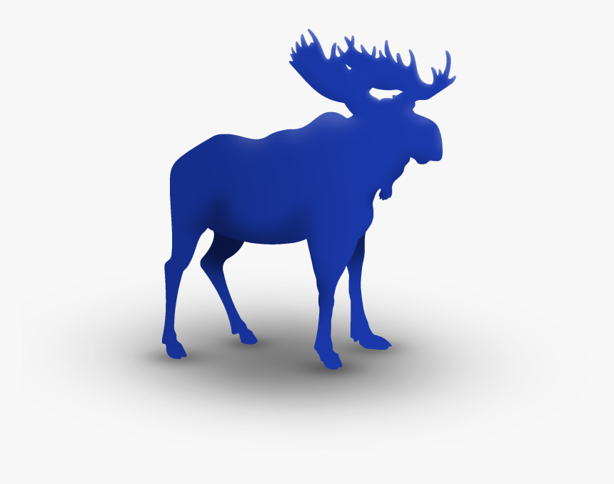 Moose Silhouette Vector , Png Download - Moose Compared To Camel, Transparent Png, Free Download