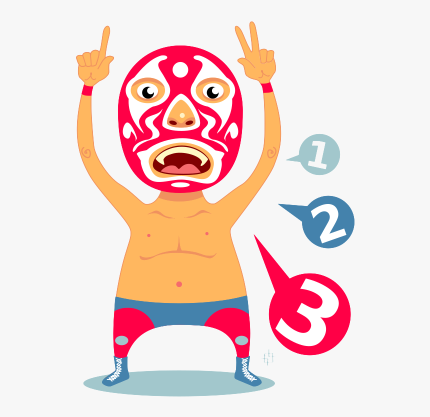 Wrestler Free To Use Png - Lucha Libre Mexicana Png, Transparent Png, Free Download