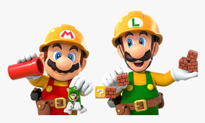 Mario Maker 2 Mario And Luigi, HD Png Download, Free Download