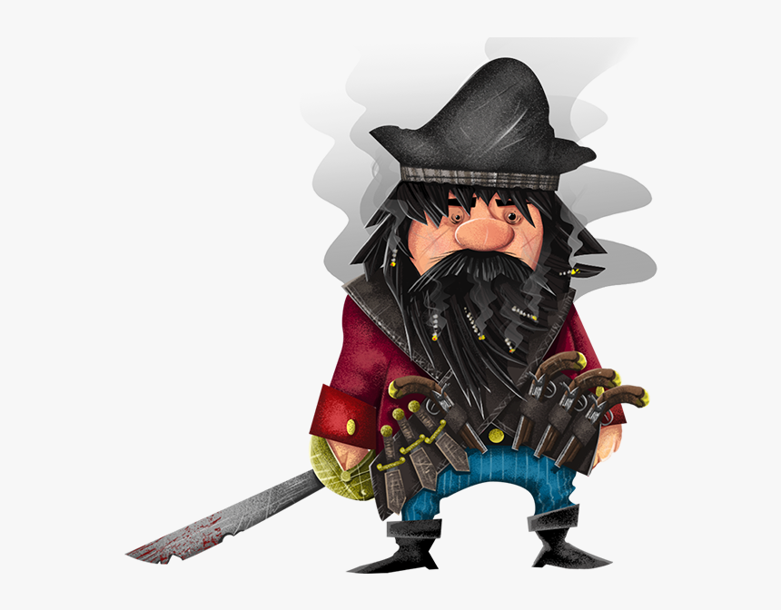 Edward Teach, Aka Blackbeard Edward Teach Photoshop - Action Figure, HD Png Download, Free Download