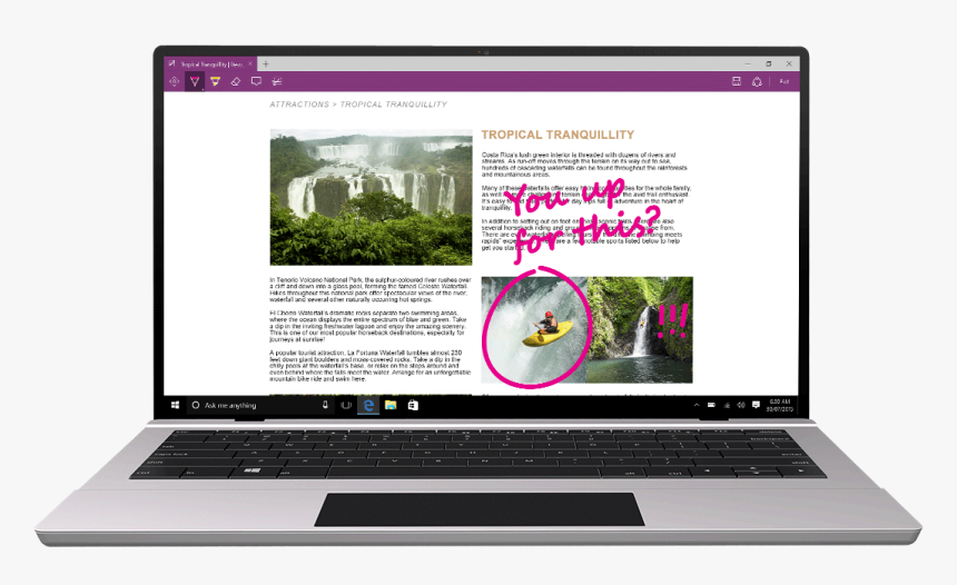 Microsoft Edge - Annotate Web Pages, HD Png Download, Free Download