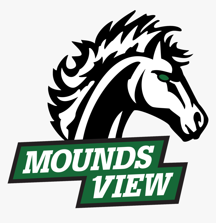 Mustang Clipart Homecoming Game - Mounds View High School Mustang, HD Png Download, Free Download