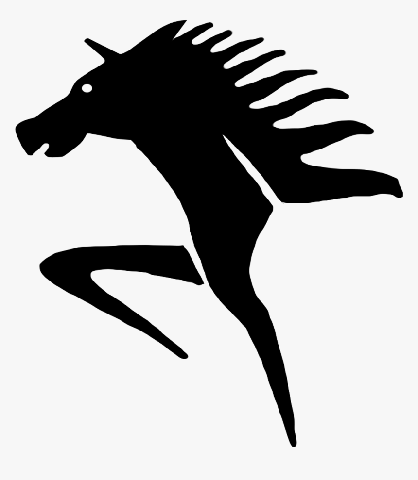 Mustang Pony Logo Mane Clip Art - Logo Png For Editing, Transparent Png, Free Download