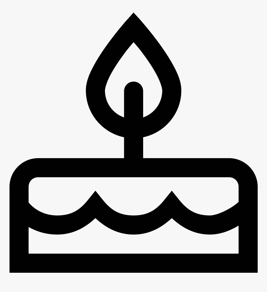 Birthday Cake Icon - Icone Gateau Anniversaire Png, Transparent Png, Free Download