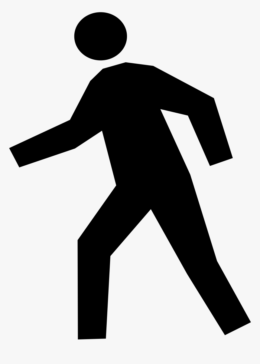 Pedestrian Crossing Symbol, HD Png Download, Free Download