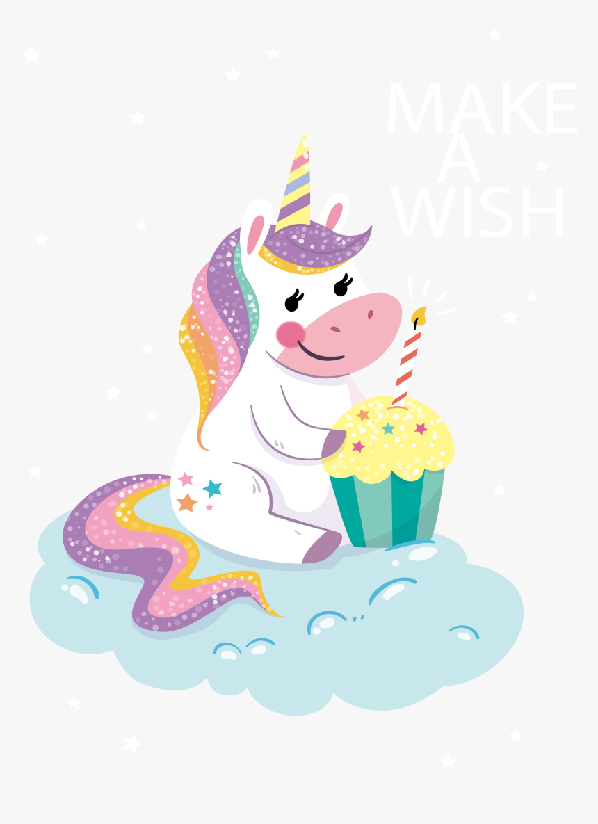 Wishing Birthday Euclidean Vector Unicorn Party Icon - Unicorn Birthday Clipart Png, Transparent Png, Free Download