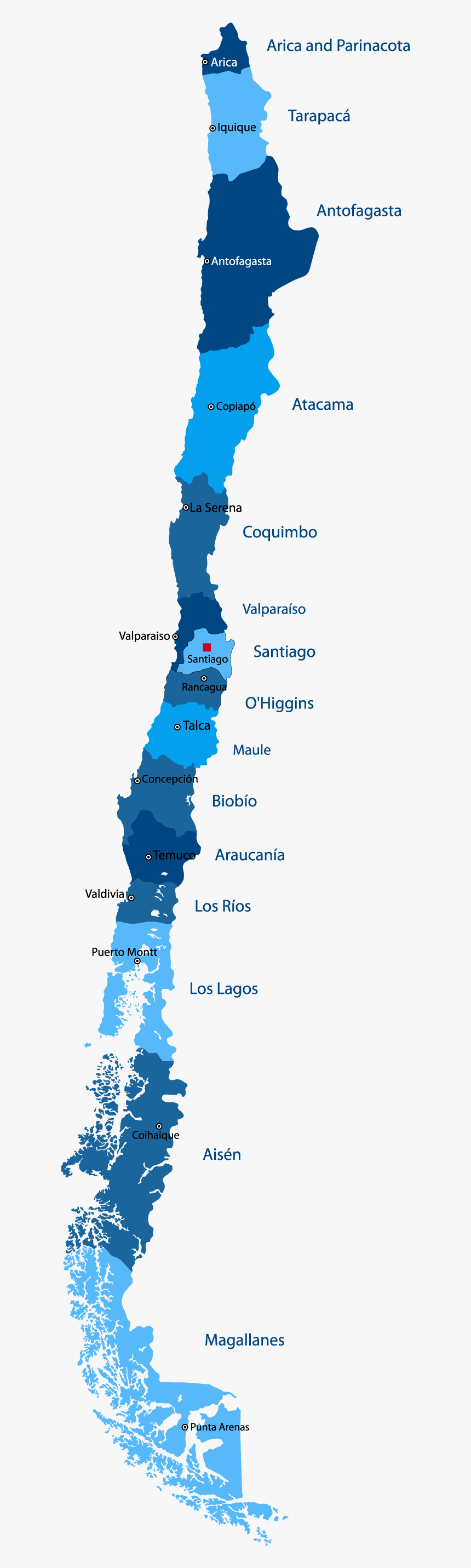 Map Of Chile - Map Of Chile Transparent Background, HD Png Download, Free Download