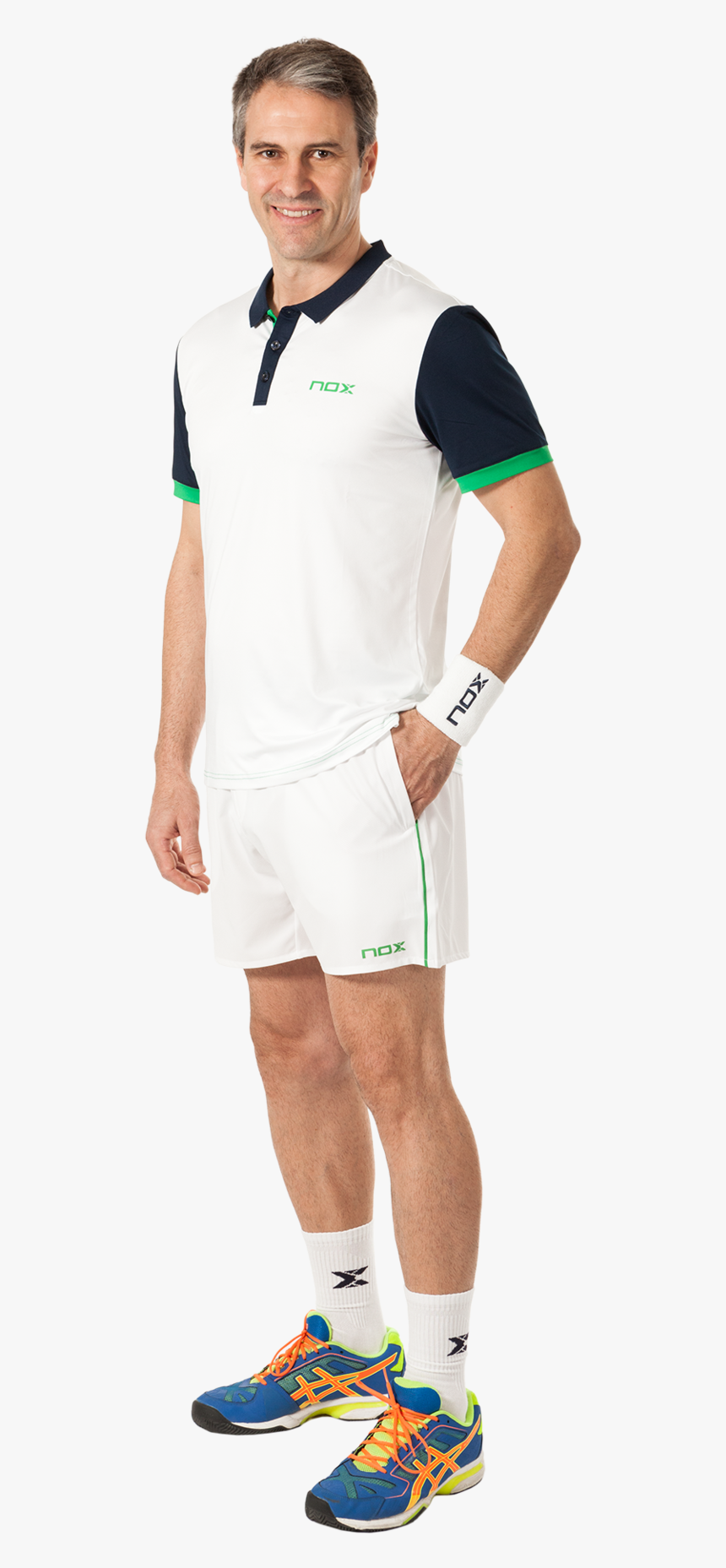 Polo Pádel Hombre Pro Blanco - Polo Shirt, HD Png Download, Free Download