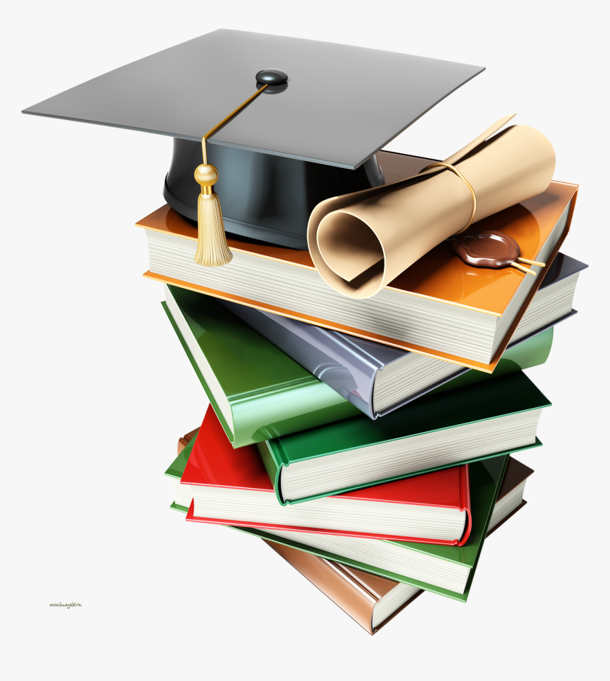 Birrete Png , Png Download - Graduation Cap And Books Png, Transparent Png, Free Download