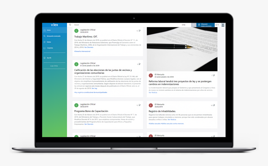 Vlex Chile - Personal Computer, HD Png Download, Free Download