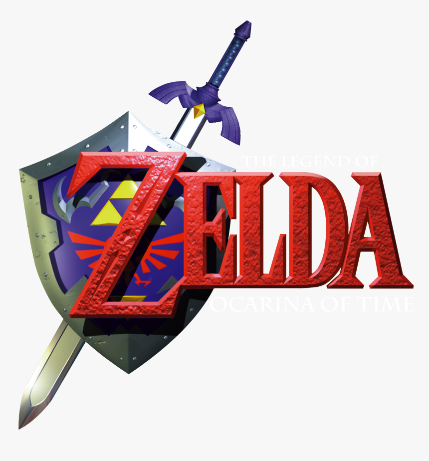 Transparent Zelda Ocarina - Legend Of Zelda Ocarina Of Time Logo Transparent, HD Png Download, Free Download