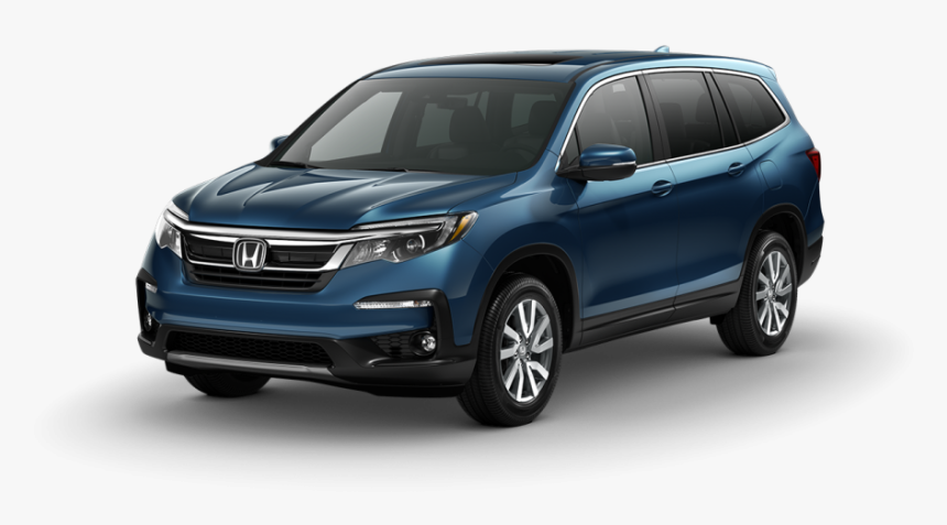 New Silver Metallic 2019 Honda Pilot Ex L W/navi & - Honda Pilot 2019 Price, HD Png Download, Free Download