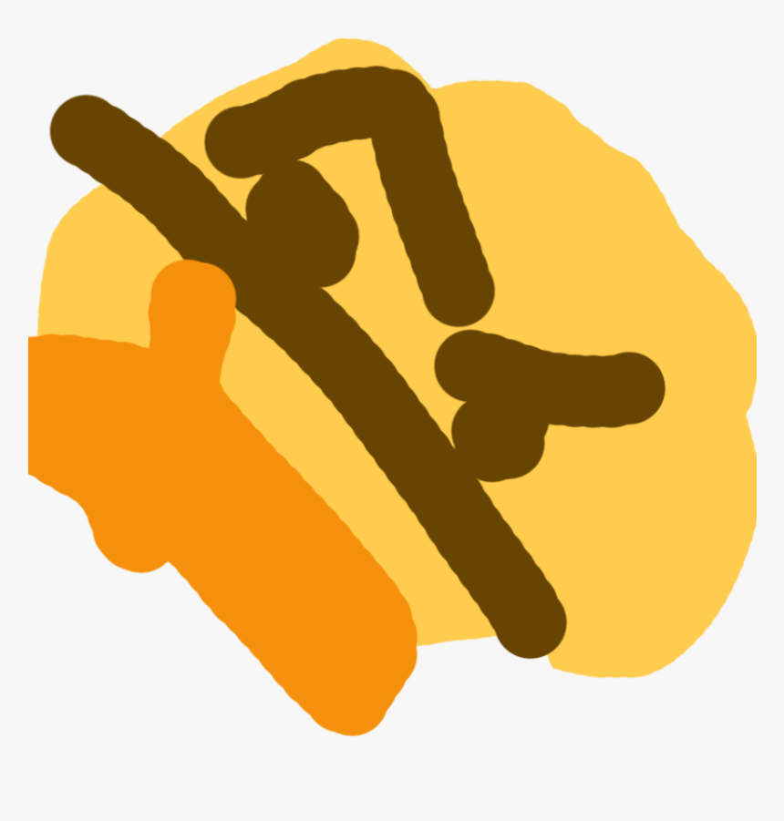 Russian Badger Thinking Emoji , Png Download - Thinking Emoji Png, Transparent Png, Free Download