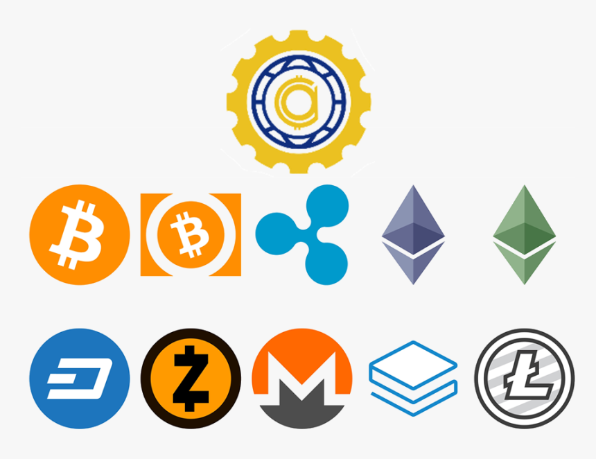 Bitcoin Ethereum Ripple Litecoin - Cryptocurrency Logo, HD Png Download, Free Download