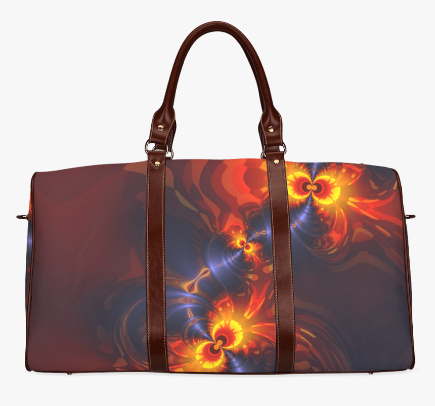 Butterfly Eyes, Abstract Violet Gold Wings Waterproof - Duffel Bag, HD Png Download, Free Download