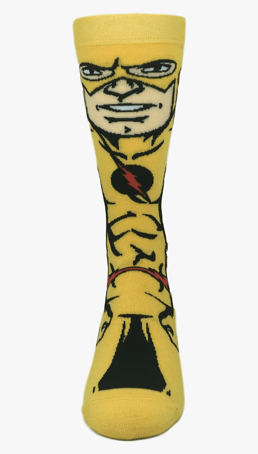 Dc Comics Reverse Flash 360 Superhero Socks - Cartoon, HD Png Download, Free Download