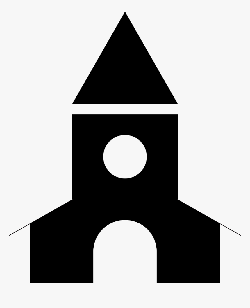 Temple - Church Symbol In Colours, HD Png Download, Free Download