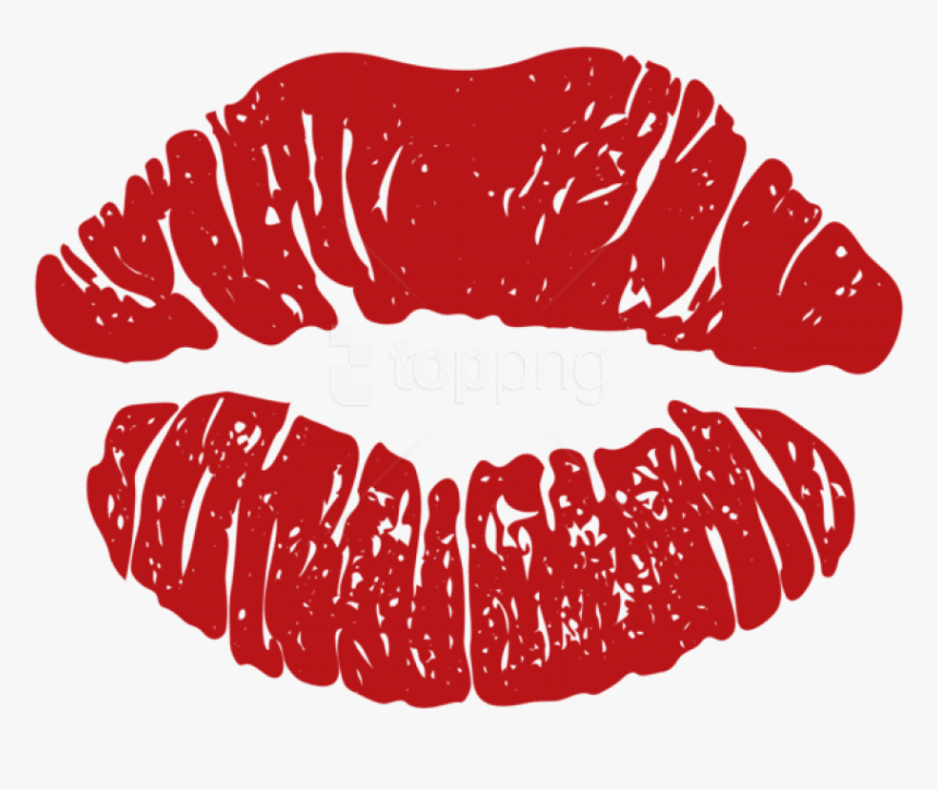 Kiss Print Png, Transparent Png kindpng