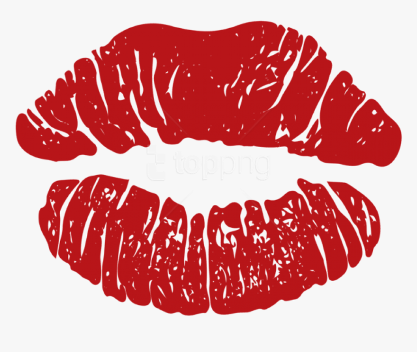 Kiss Print Png, Transparent Png, Free Download