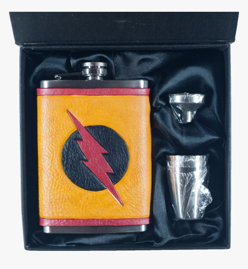 Reverse Flash Lightning Flask Flask Set - Wallet, HD Png Download, Free Download