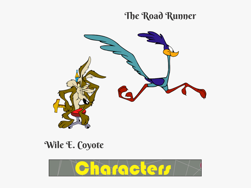 Wile E Coyote And Roadrunner Download - Road Runner Free Vector, HD Png Download, Free Download