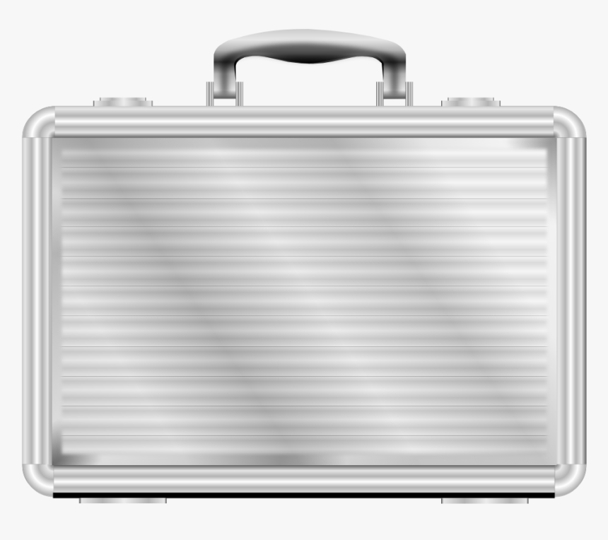 Banner Royalty Free Download Briefcase Clipart Silver - Silver Briefcase Png, Transparent Png, Free Download