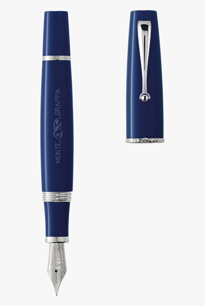 Monte Grappa By Montegrappa Fountain Pen, Navy Blue, - Montegrappa, HD Png Download, Free Download