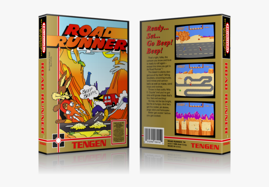 Nes Tengen13 Roadrunner Retail Nesspine Replacement - Road Runner, HD Png Download, Free Download