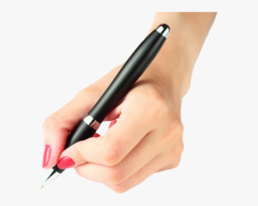 Pen Png Free Download - Holding A Pen Png, Transparent Png, Free Download