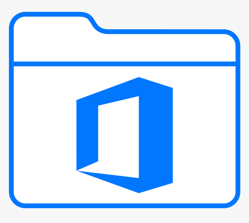 Clip Folder Office - Microsoft Office 365 Folder Icon, HD Png Download -  kindpng