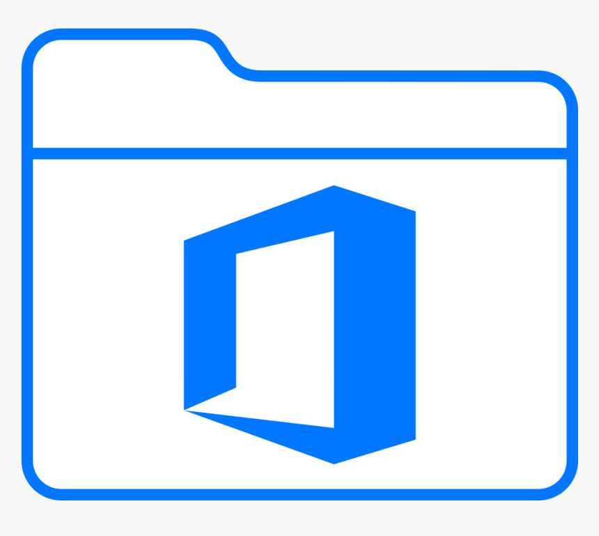 Clip Folder Office - Microsoft Office 365 Folder Icon, HD Png Download, Free Download