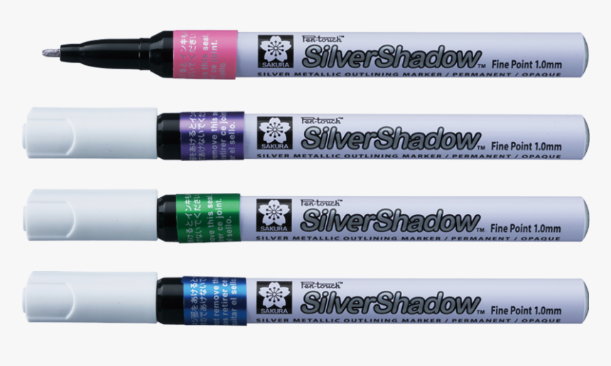 Sakura Silver Shadow Pens, HD Png Download, Free Download