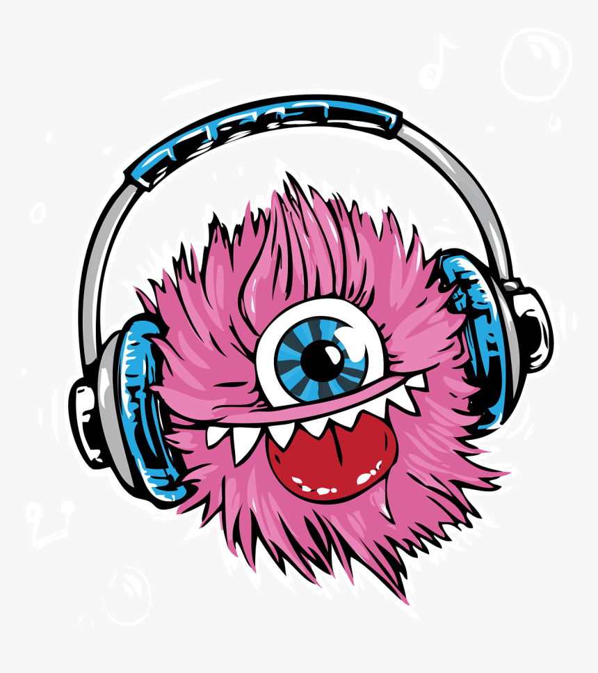 Monster, Headphones, Headset, Listen, Smile, Music - Best Music, HD Png Download, Free Download