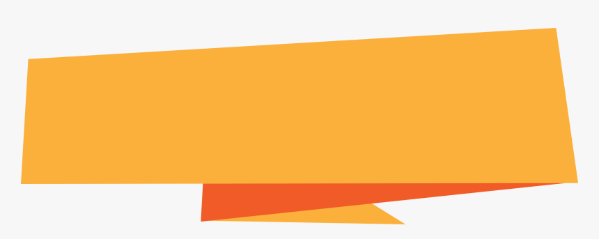 Orange Banner Origami, HD Png Download, Free Download