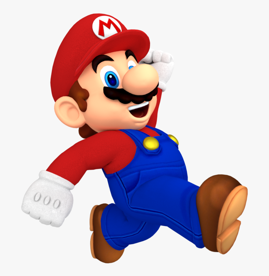 Mario Jumping With Transparent, HD Png Download, Free Download