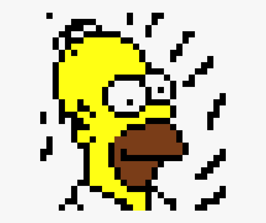 Transparent Homero Simpson Png - Homer Pixel Art, Png Download, Free Download