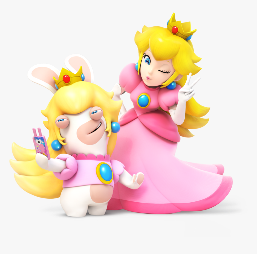 This Article Was Written By Super Jump Contributor, - Peach And Rabbid Peach, HD Png Download, Free Download