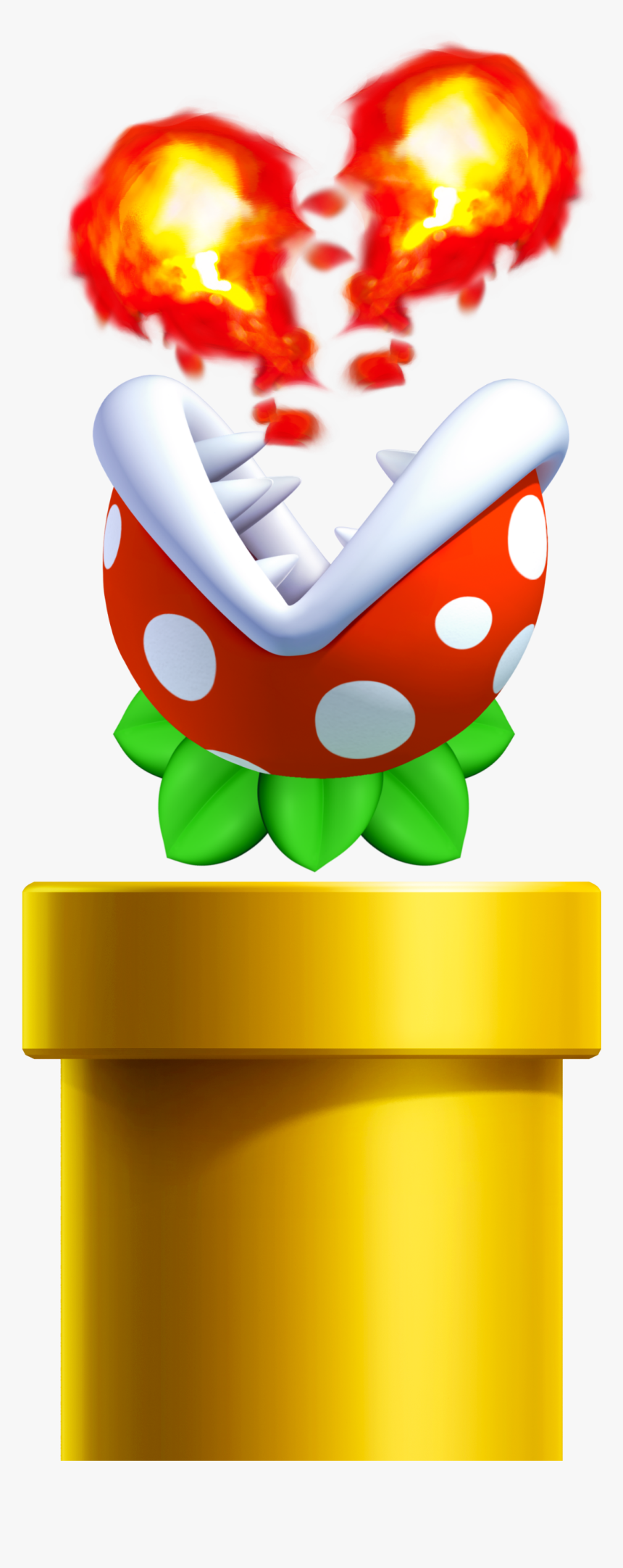 Jumping Piranha Plant Smwu - Jumping Piranha Plant Mario, HD Png Download, Free Download