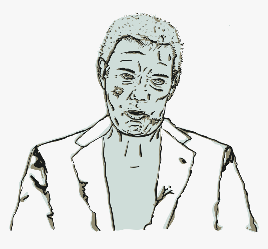 Zombie-santos Clip Arts - Sketch, HD Png Download, Free Download