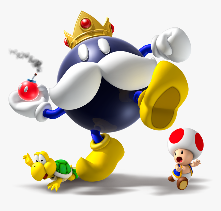 Mario King Bob Omb, HD Png Download, Free Download