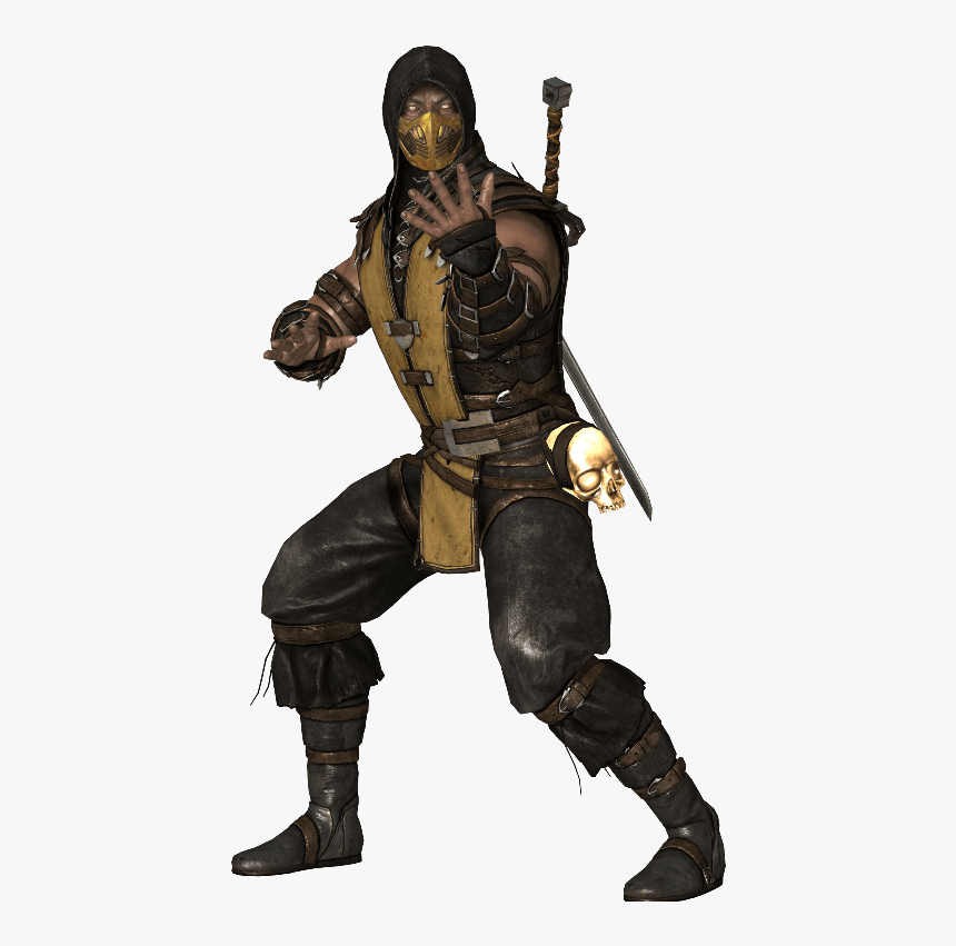 Scorpion Mortal Kombat X Png - Mortal Kombat Scorpion Png, Transparent Png, Free Download