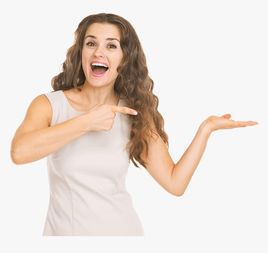 Transparent Man Pointing Png - Woman Pointing Finger Png, Png Download, Free Download