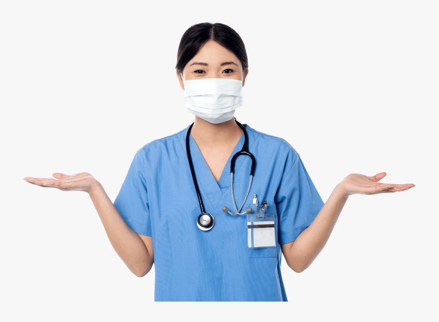 Free Png Women Pointing Both Sides Png Images Transparent - Surgeon Transparent Background, Png Download, Free Download