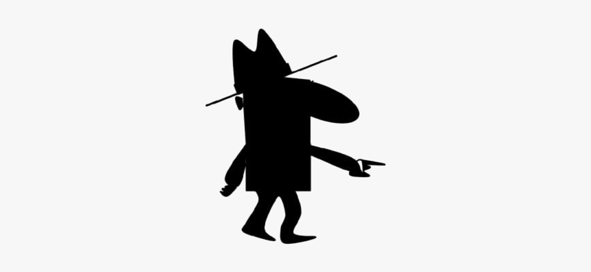Angry Pointing Cartoon Png Transparent Images - Silhouette, Png Download, Free Download
