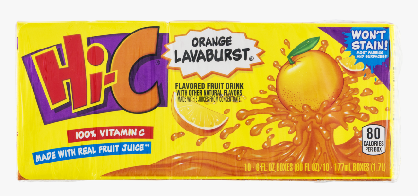 Orange Hi C Juice Box, HD Png Download, Free Download