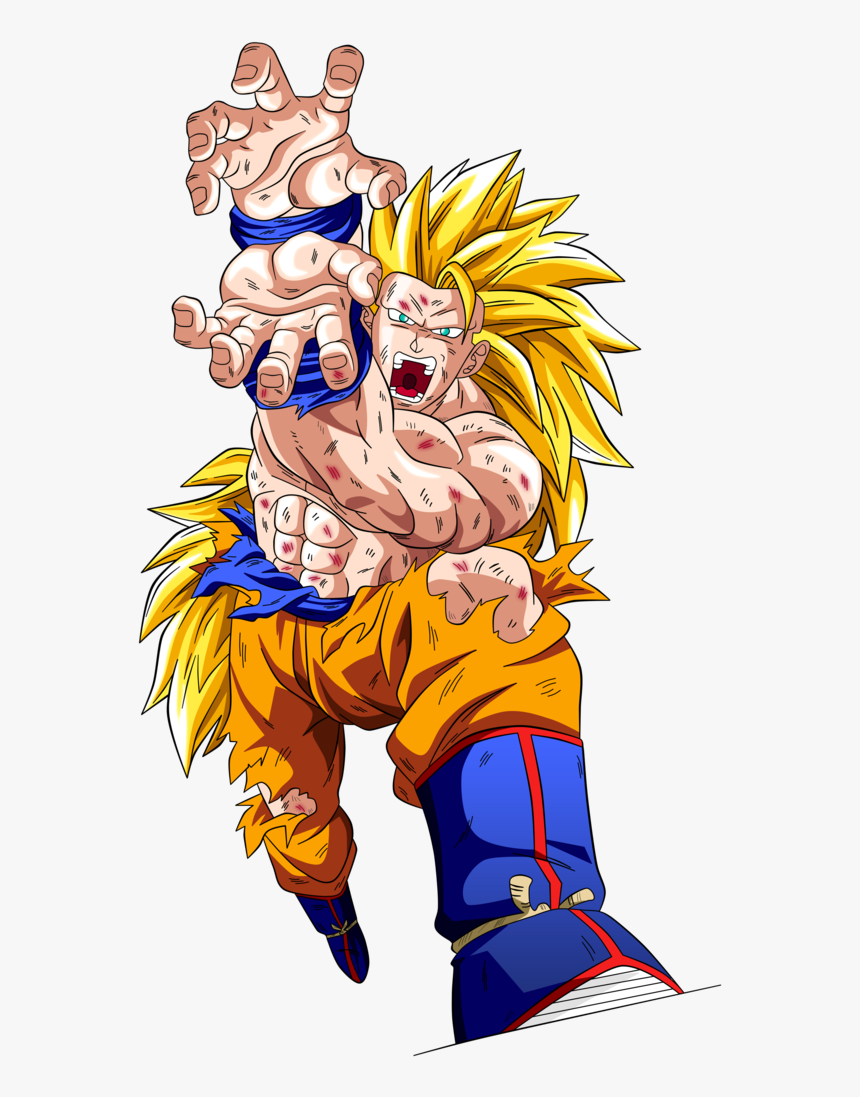 goku ssj battle damaged