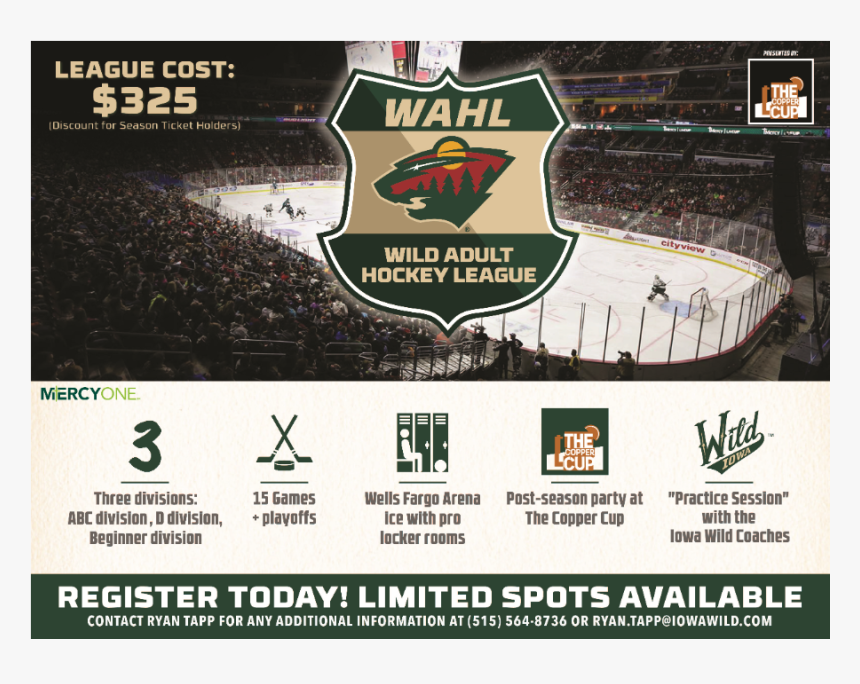Wahl Graphic - Iowa Wild, HD Png Download, Free Download